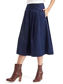 Pleated A-line midi skirt | Gap US