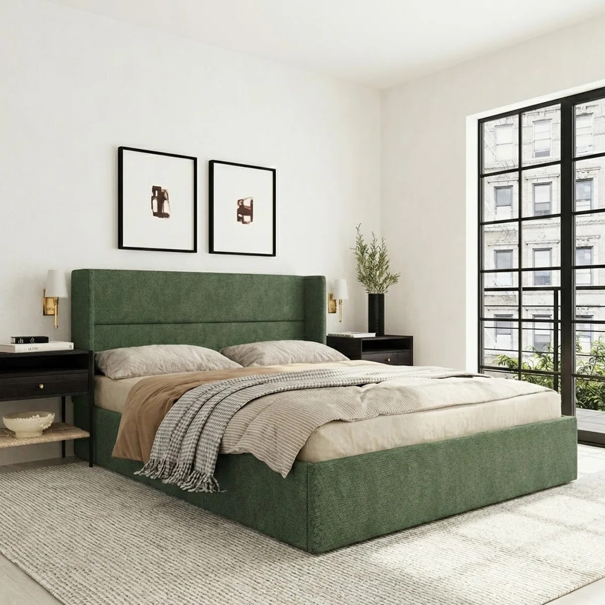 Gaillarde Hydraulic Lift Up Storage Upholstered Platform Bed | Wayfair North America