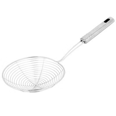 Unique Bargains Kitchen Stainless Steel Spiral Noodles Food Mesh Strainer Silver Tone 5.3" Dia | Target