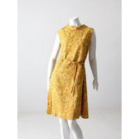 Vintage 60S Paisley Print Dress | Etsy (US)