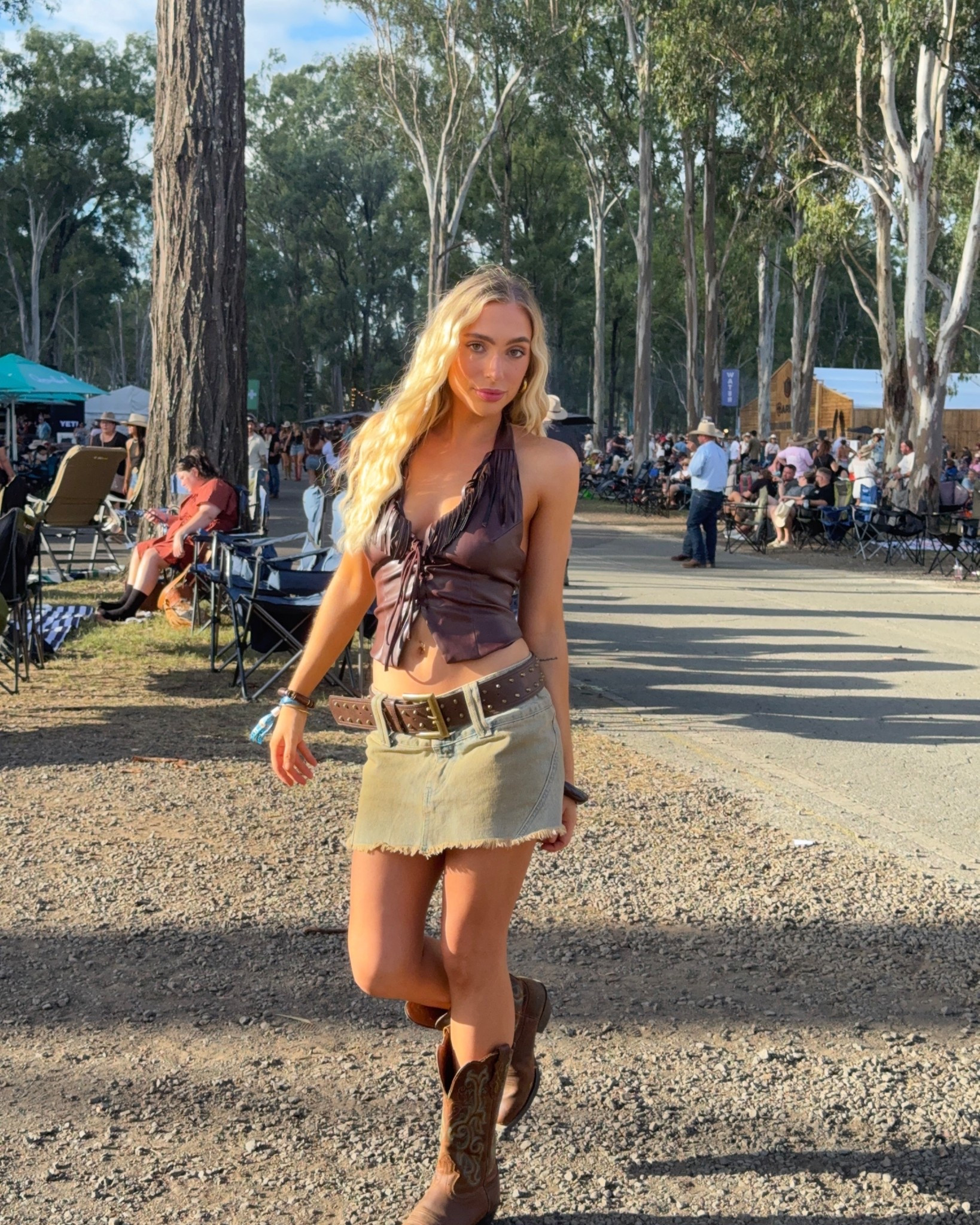 CMC day 1 
skirt and belt are Peppermayo xx 

#LTKpartywear #LTKaustralia #LTKsummer