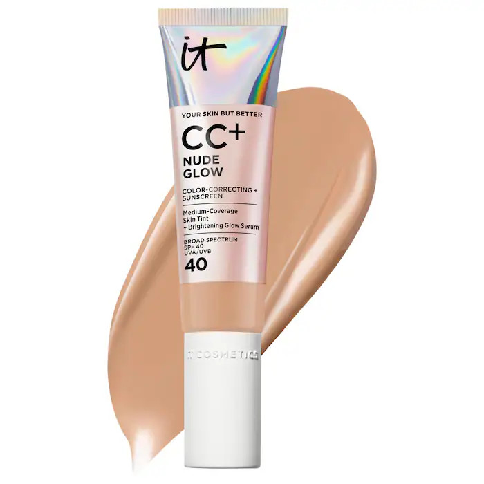 CC+ Nude Glow Lightweight Foundation + Glow Serum with SPF 40 and Niacinamide | Sephora (US)