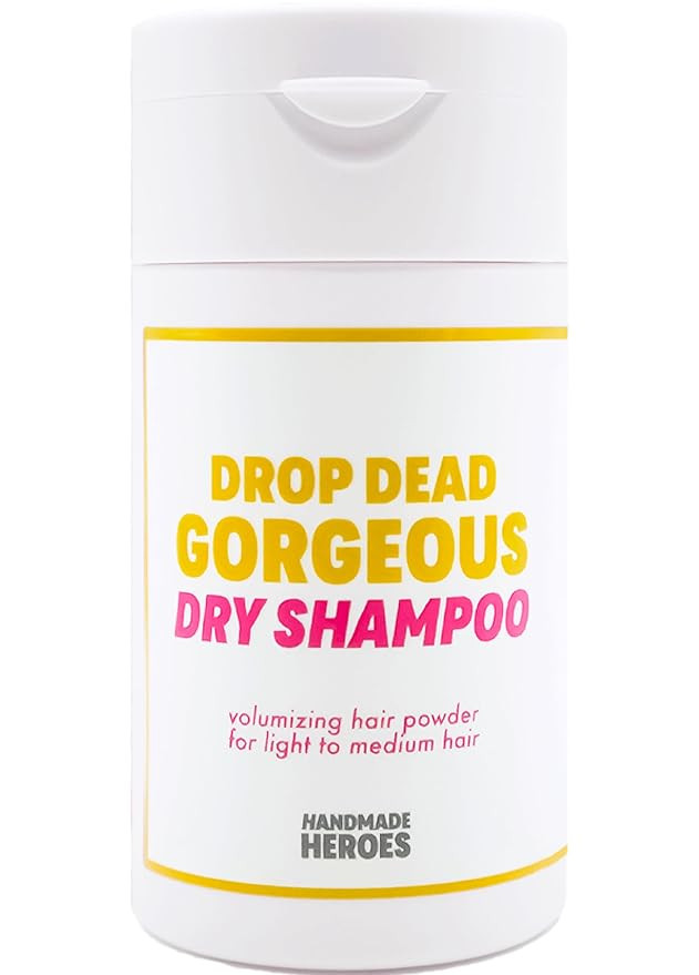 Handmade Heroes Non Aerosol Dry Shampoo Volume Powder | 1.8oz | 100% Natural & Vegan | For Light ... | Amazon (US)