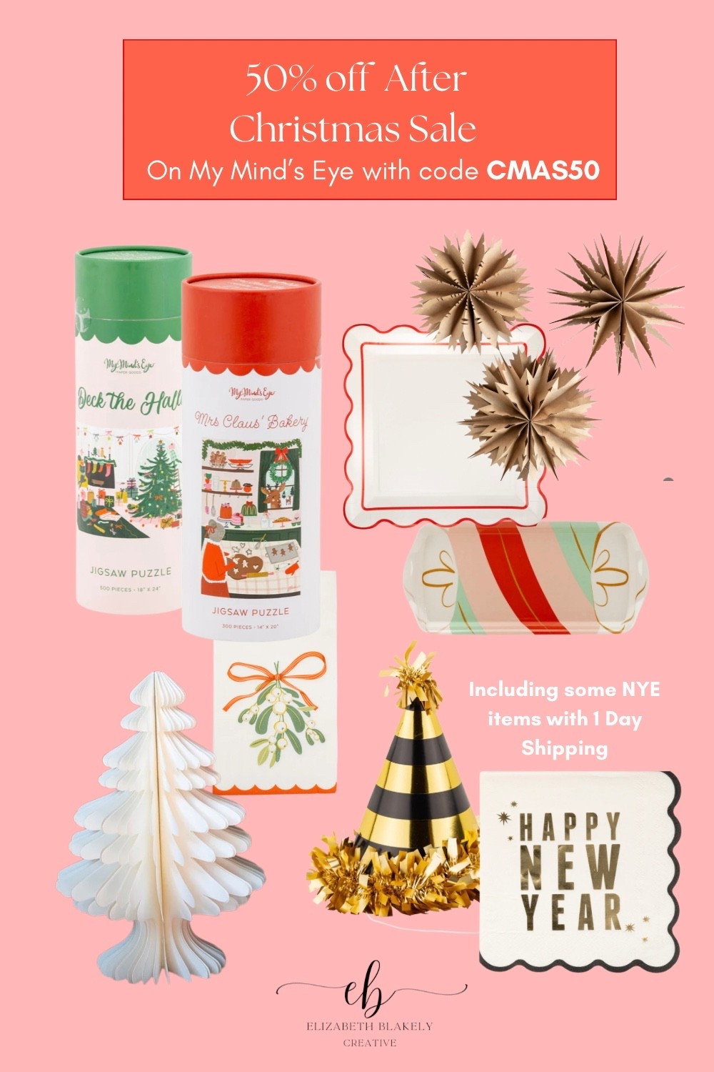 Save 50% off on Christmas and New Years Eve Items with code CMAS50 on My Mind’s Eye paper and party items! They even have cute puzzles that would make great gifts for next year! I’ve linked the items shown plus more that are too cute not to mention  

#LTKGiftGuide #LTKHoliday #LTKSaleAlert