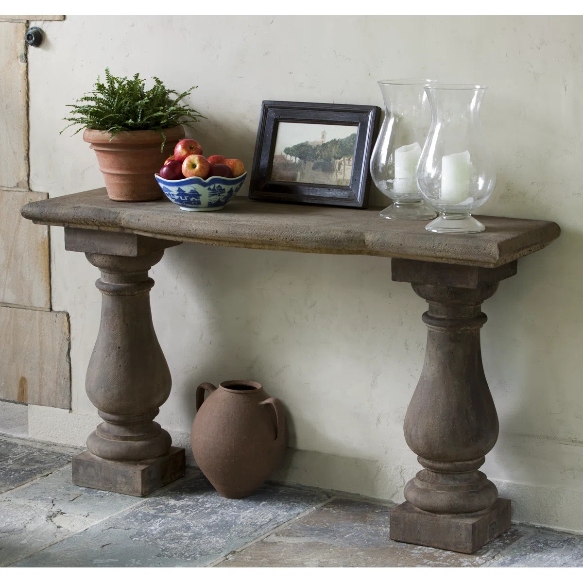 60'' Stone Top Console Table | Wayfair North America