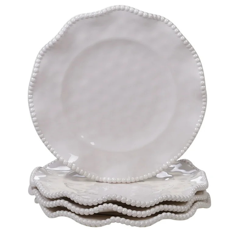 Perlette Cream Set/4 Salad Plate 9" | Walmart (US)