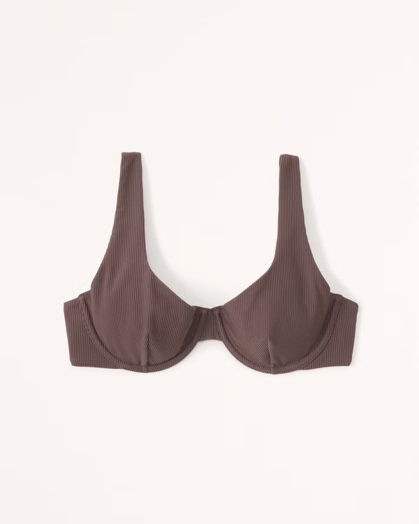 Women's Wide Strap Underwire Bikini Top | Women's Swimwear | Abercrombie.com | Abercrombie & Fitch (US)