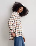 Flannel Oversized Boyfriend Shirt in Plaid | Madewell