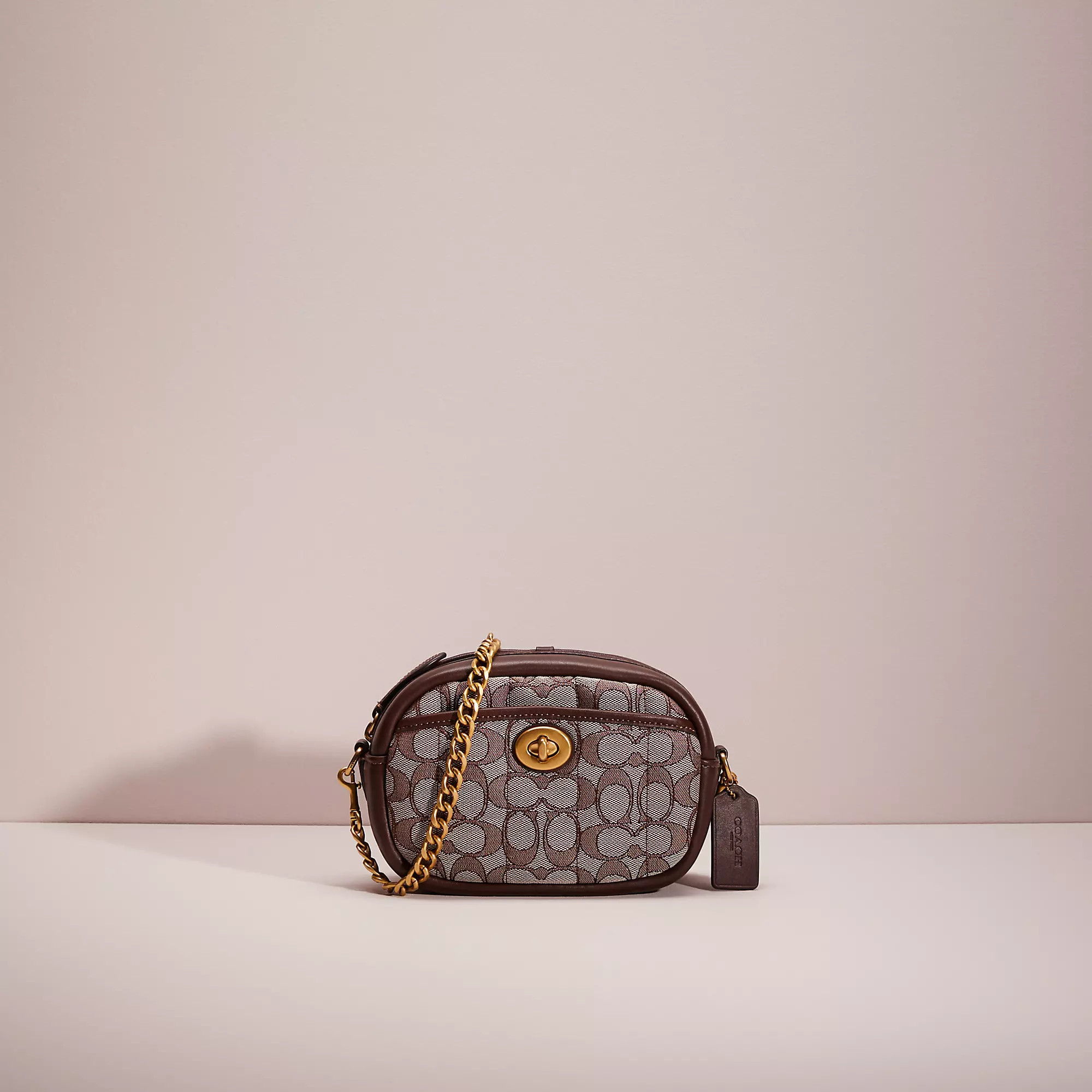 Restored Small Camera Bag In Signature Jacquard With Quilting | Coach (US)