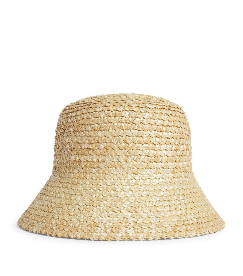 Lack Of Color Straw Inca Bucket Hat | Harrods
