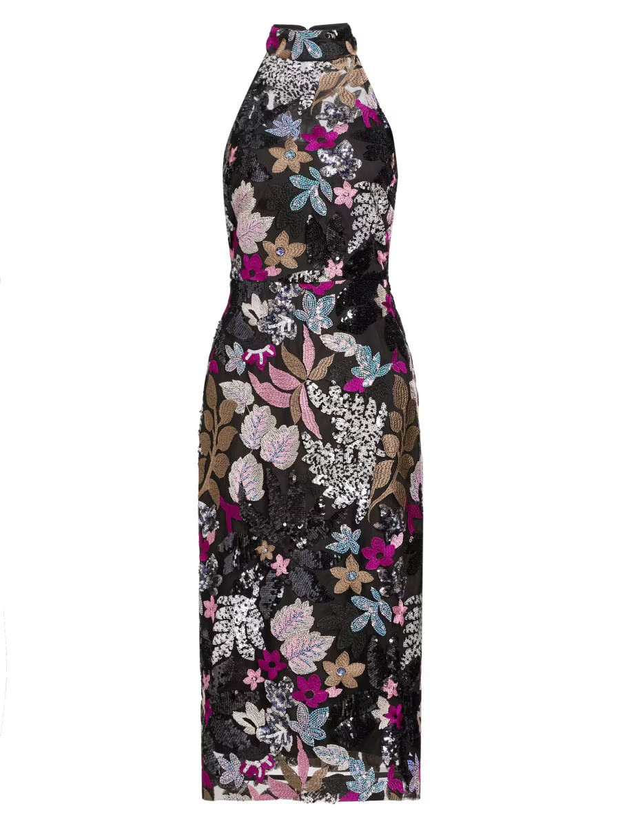 Aldana Embellished Sleeveless Midi-Dress | Saks Fifth Avenue
