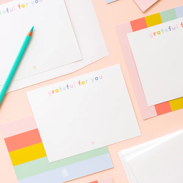 Grateful for You Notecards | Joy Creative Shop