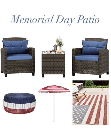 Memorial day, patio decor, outdoor furniture, patriotic patio

#LTKHome #LTKSeasonal #LTKFamily