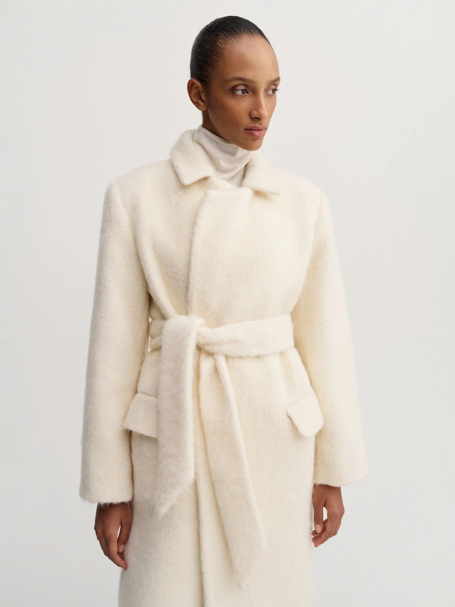 Ivy Coat, cream | Almada Label
