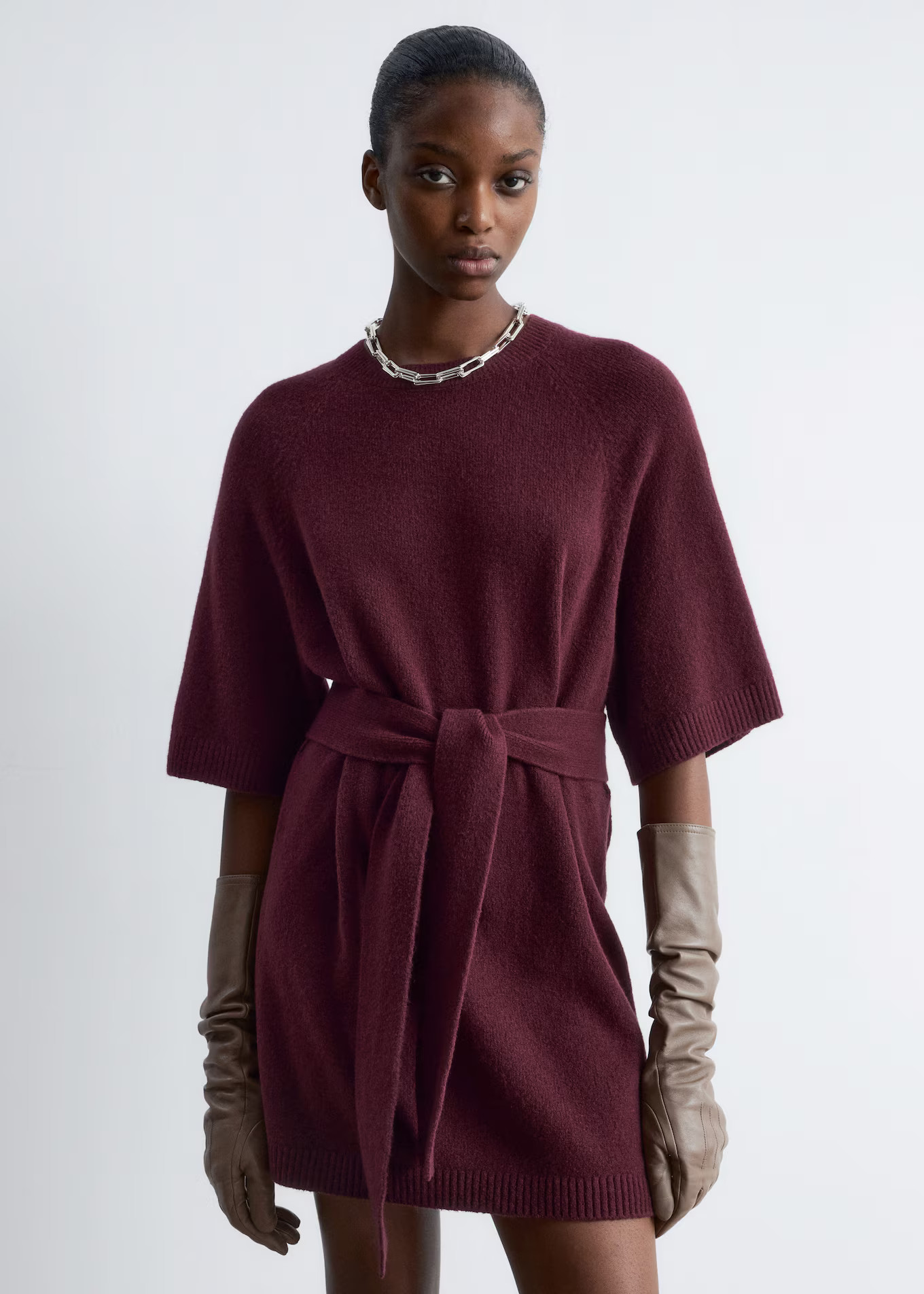 Knitted T-Shirt Mini Dress | & Other Stories UK