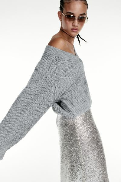 Balloon-sleeved cardigan | H&M (UK, MY, IN, SG, PH, TW, HK)