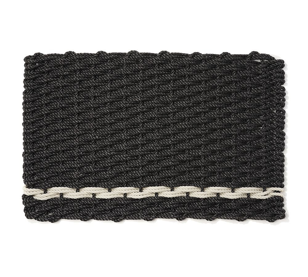 The Rope Co. Elemental Striped Handwoven Doormat | Pottery Barn (US)