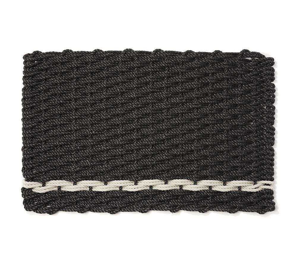 The Rope Co. Elemental Striped Handwoven Doormat | Pottery Barn (US)