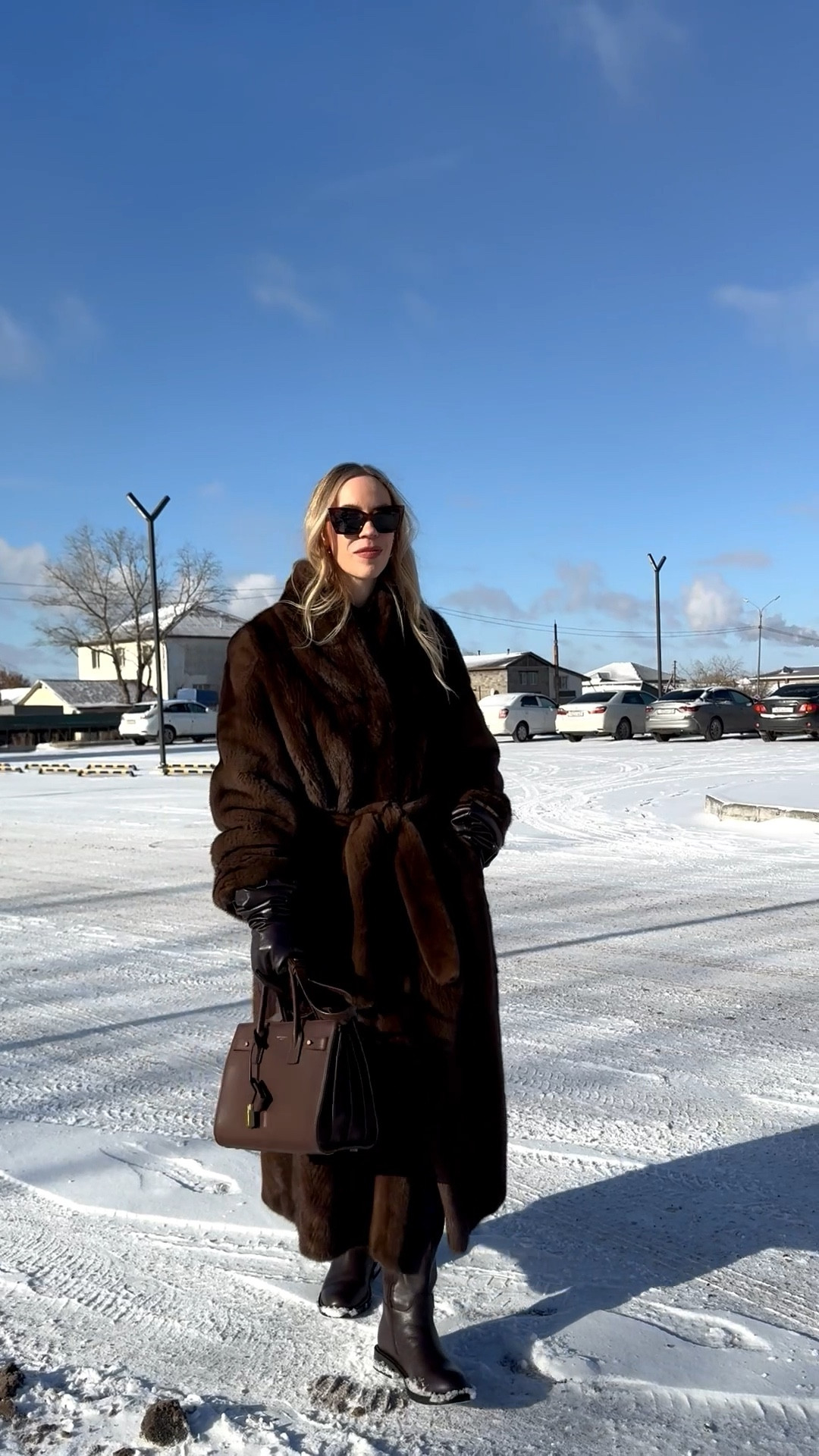 Dark brown fur coat, mink coat, all brown outfit, dark brown lug sole riding boots, apres ski style 

#LTKSeasonal #LTKOver40 #LTKFindsUnder100