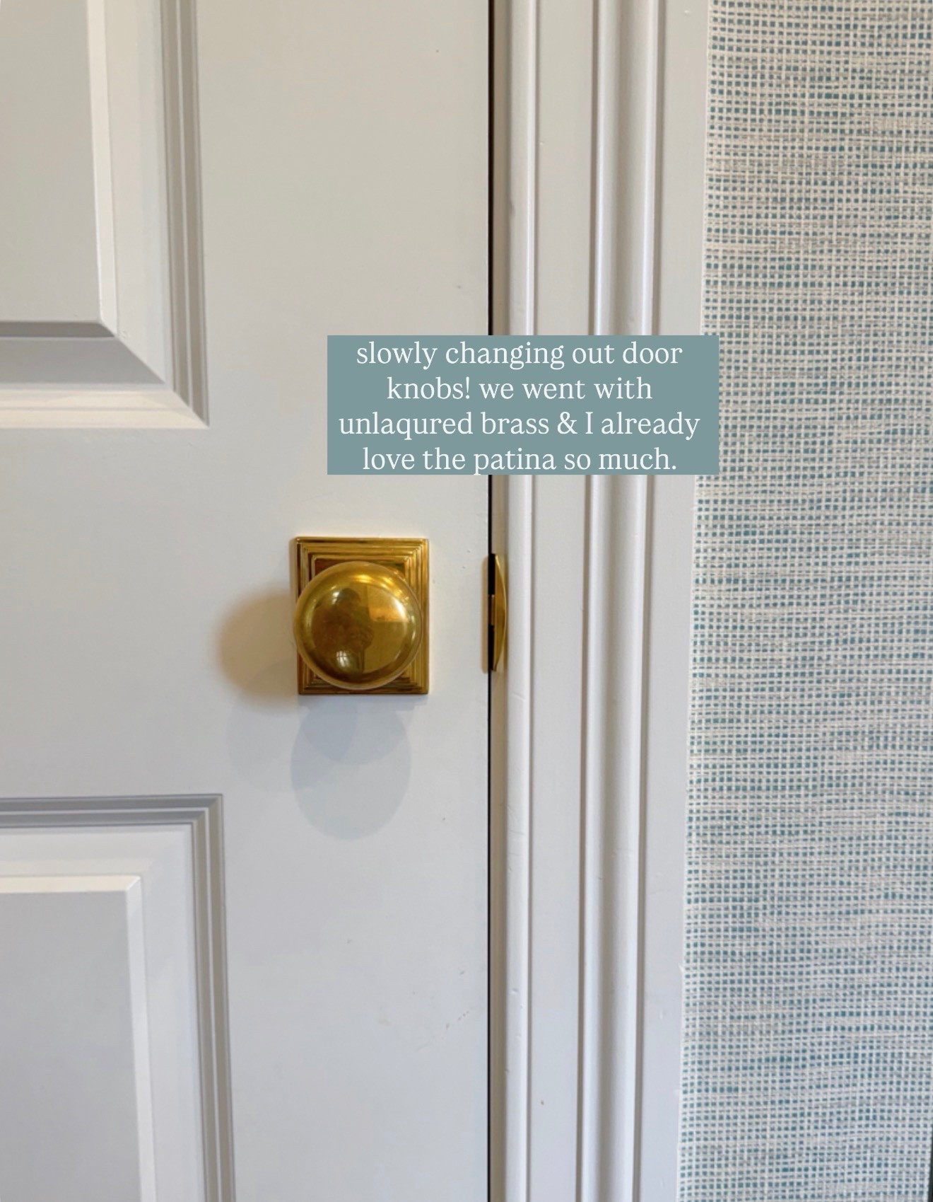 Our Unlaquered bras door knobs! 

 #LTKHome