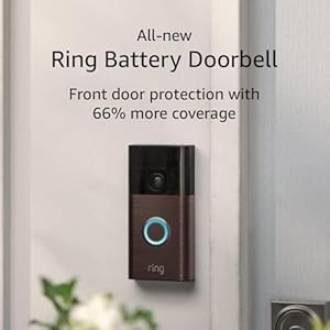 All-new Ring Battery Doorbell — Now with 66% more coverage, Head-to-Toe Video, Live View with T... | Amazon (US)