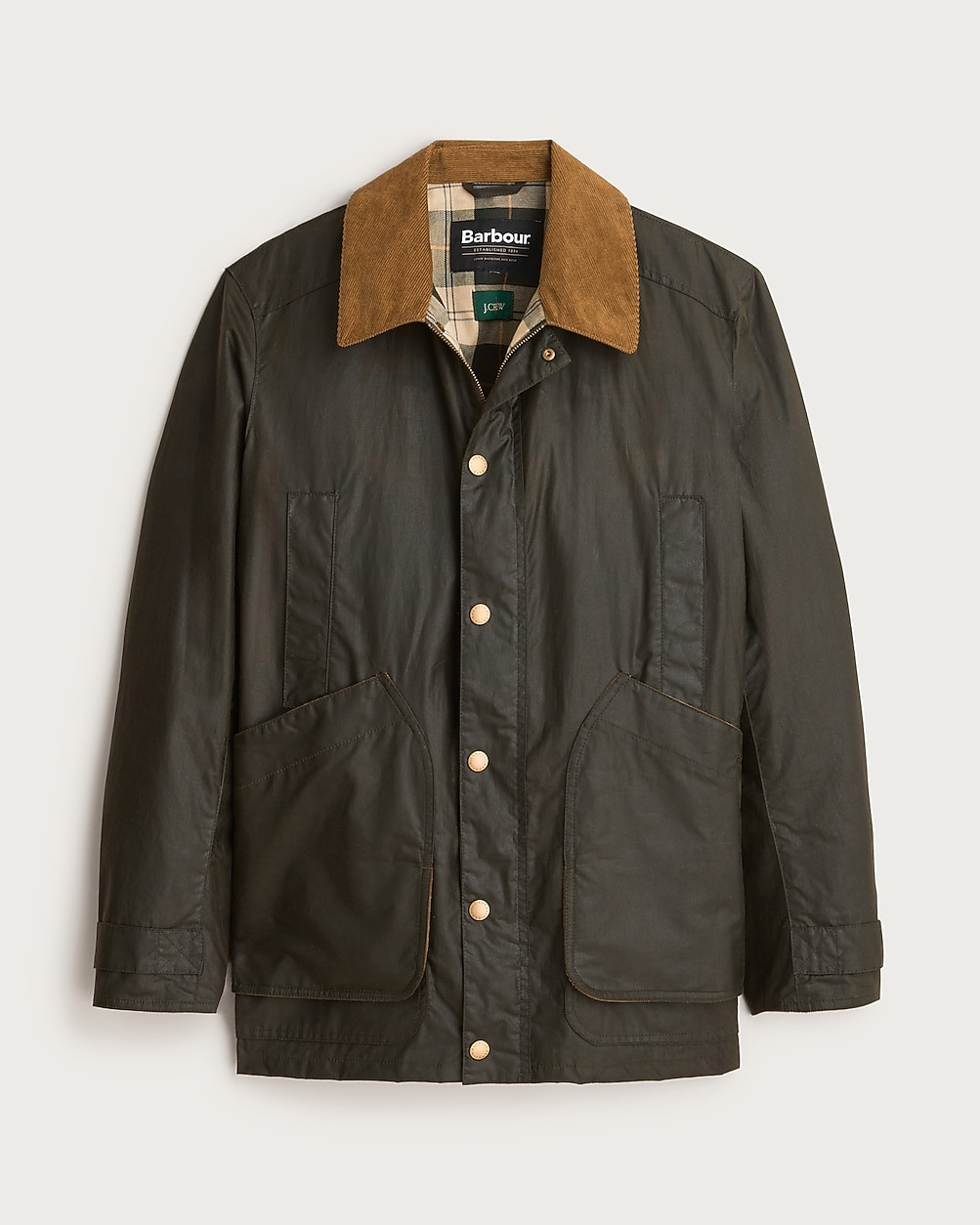 Barbour® X J.Crew Barn Jacket™ in waxed cotton | J. Crew US