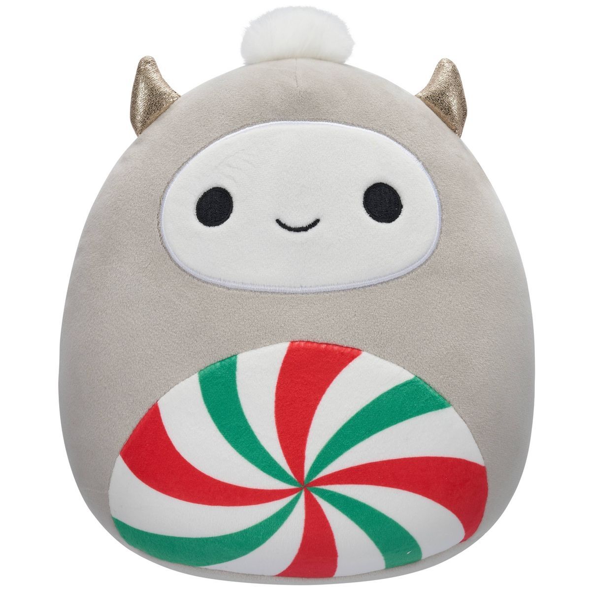 Squishmallows 8" Gray Yeti with Peppermint Swirl Belly Little Plush | Target