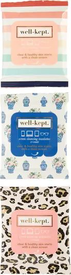 3-Pack Screen Cleaning Wipes | Nordstrom
