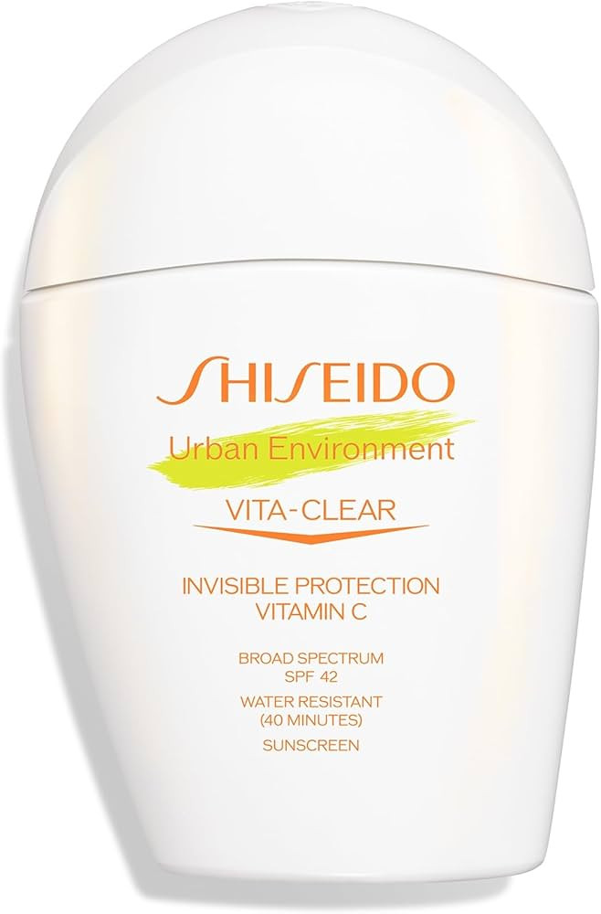 Shiseido Urban Environment Vita-Clear Sunscreen SPF 42 - Invisible Formula with Vitamin C - No-Sh... | Amazon (US)