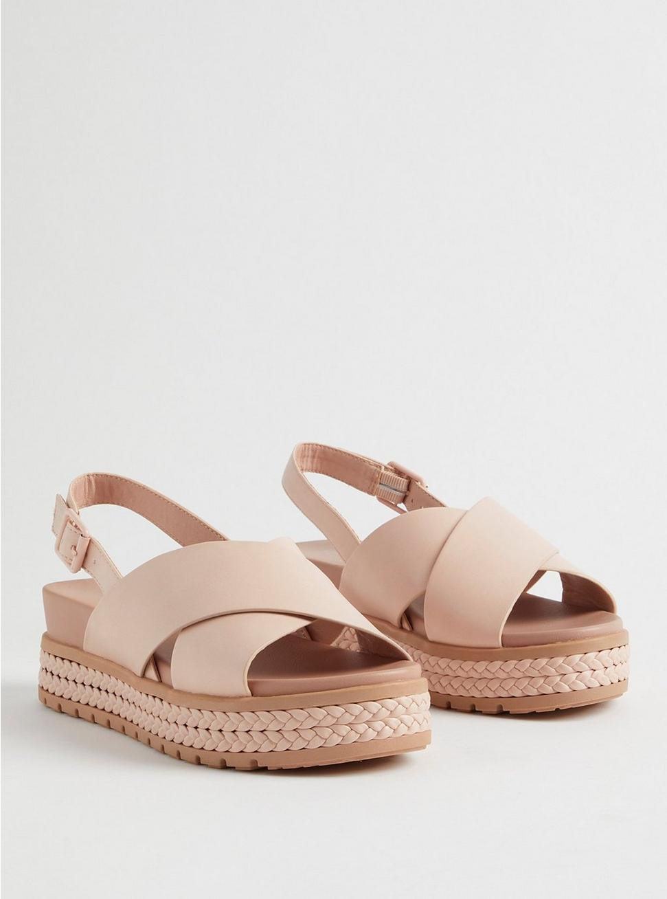 Criss Cross Flatform Sandal (WW) | Torrid (US & Canada)
