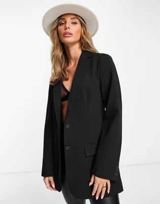 French Connection Stephanie blazer in black | ASOS | ASOS (Global)