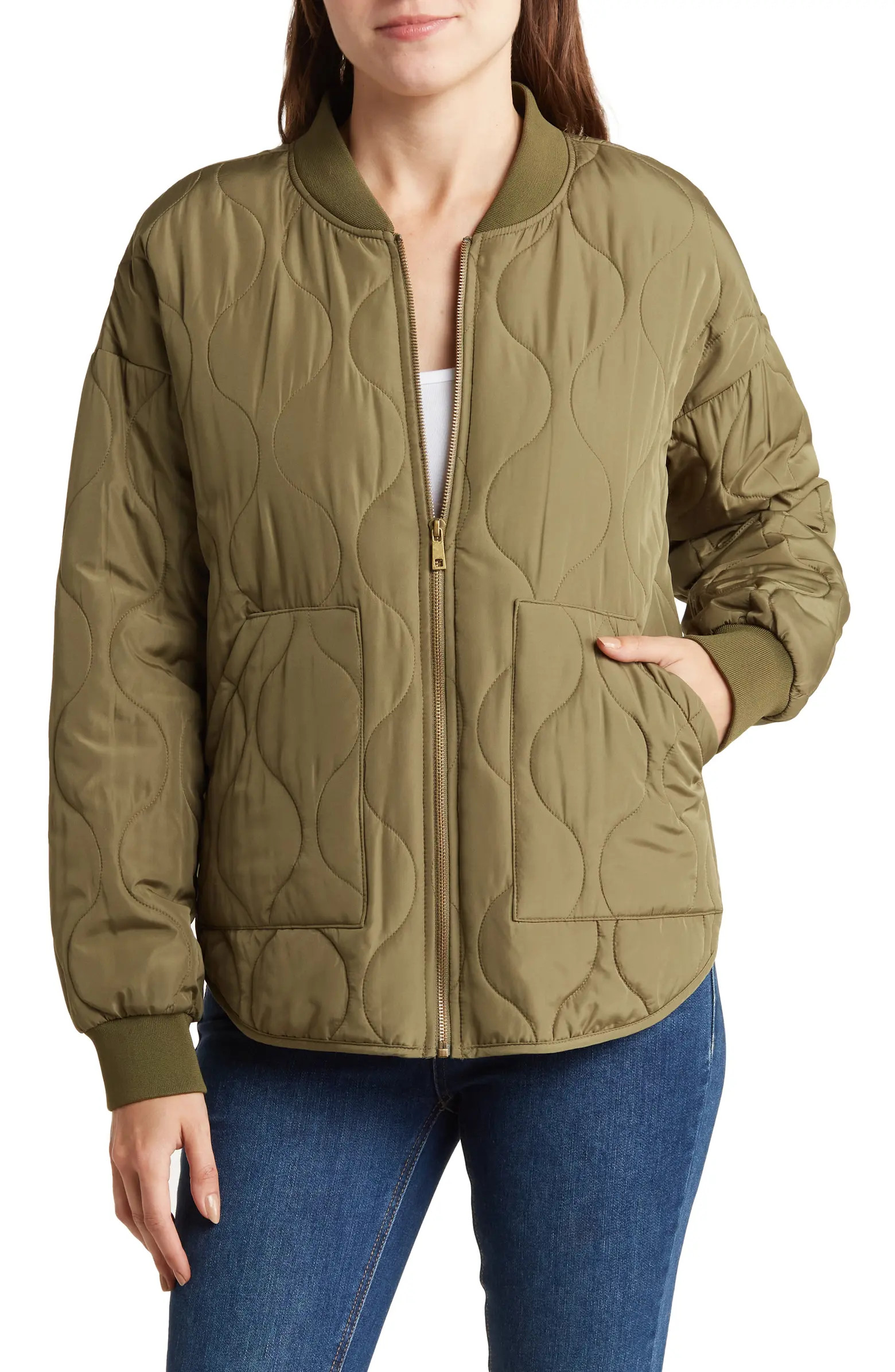 Blu Pepper Quilted Bomber Jacket | Nordstromrack | Nordstrom Rack
