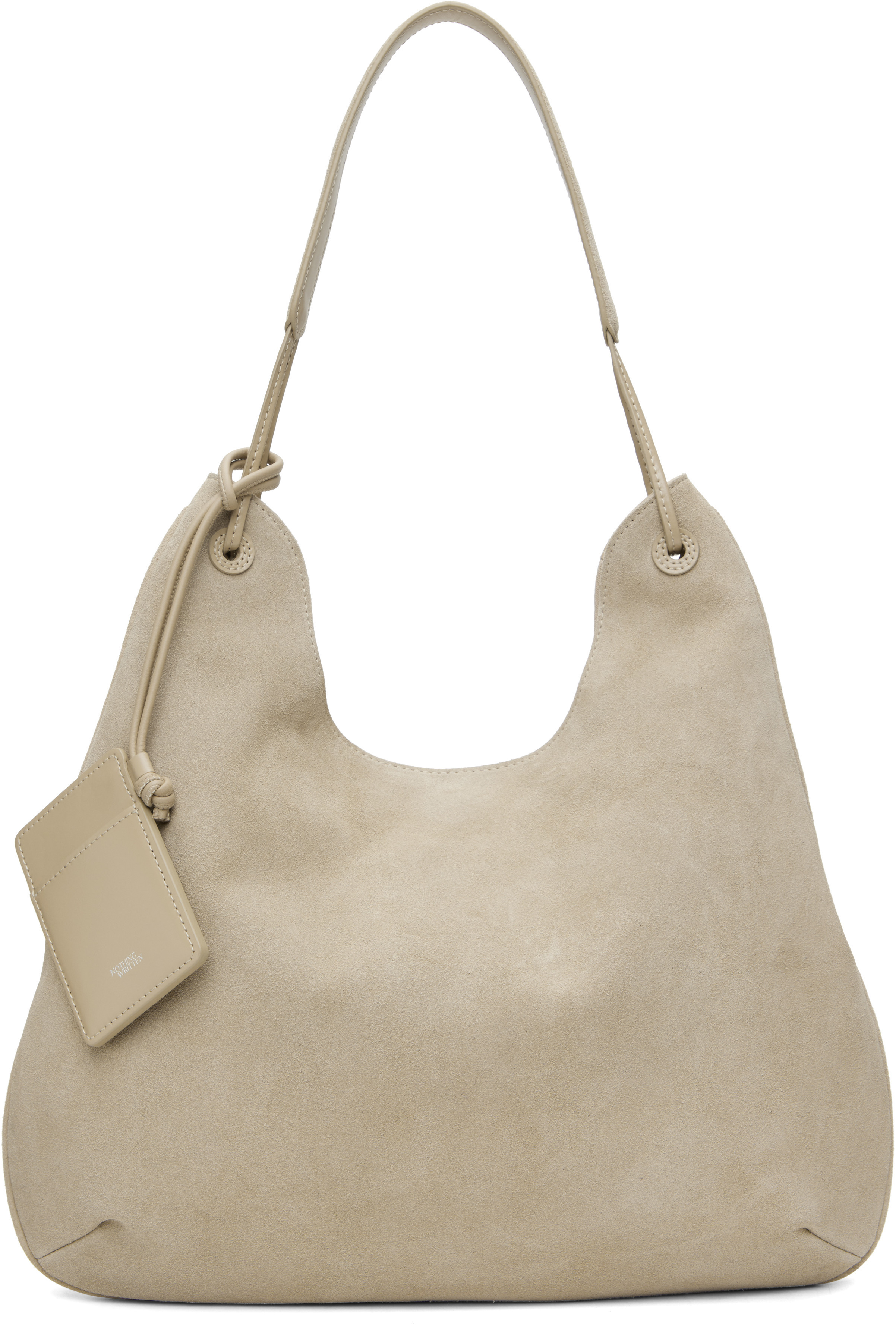 Nothing Written Beige Medium Shoulder Bag | SSENSE