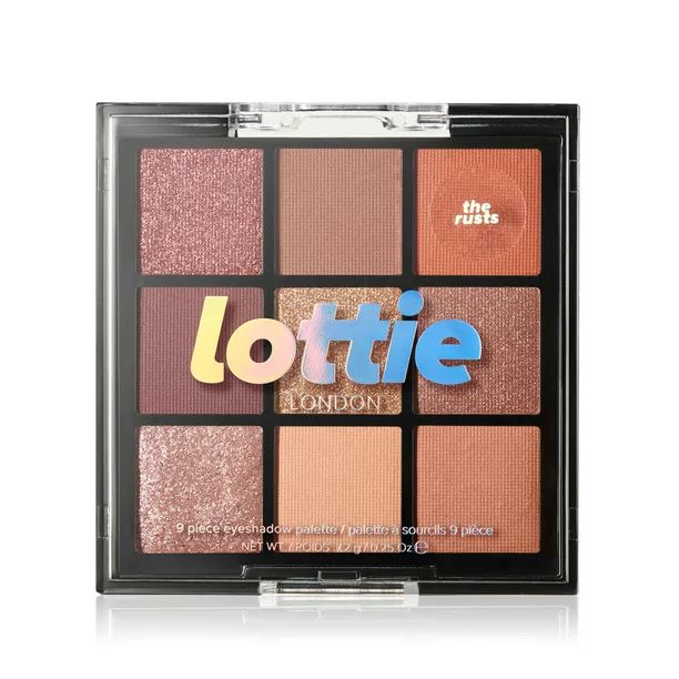 Lottie London Lottie Eyeshadow Palette, The Rusts, 7.2g | Walmart (US)