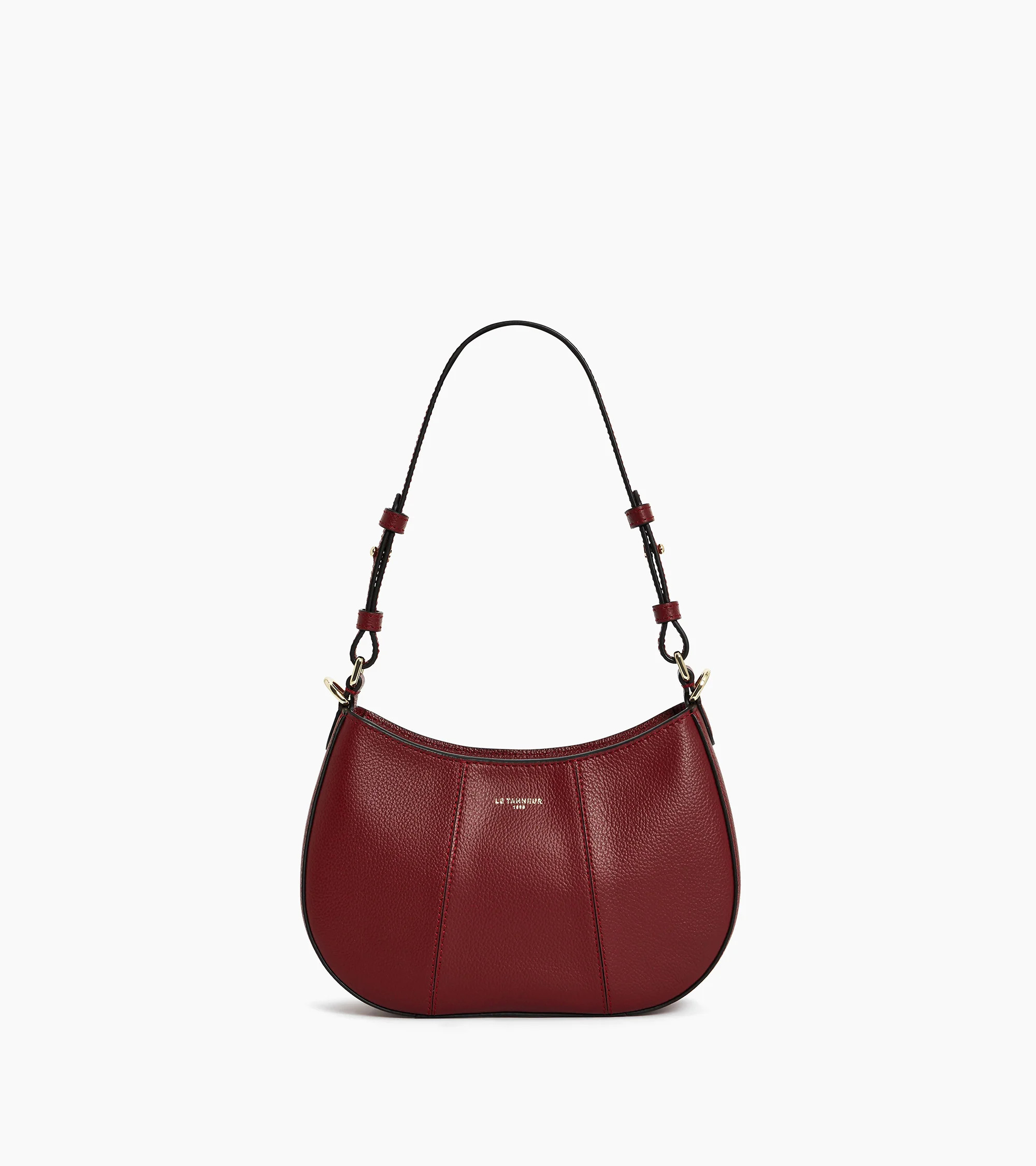 Juliette small half-moon bag in grained leather | Le Tanneur