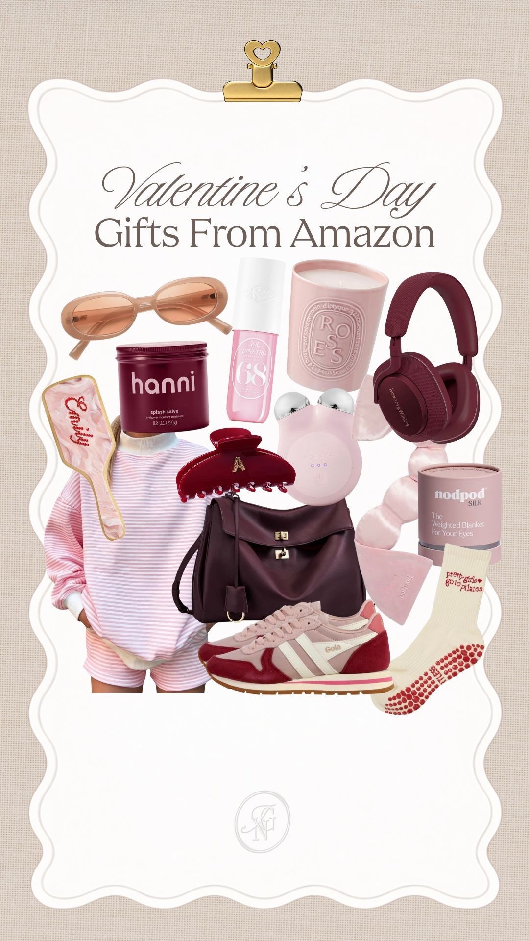 Cutest valentines gifts for her 💕🎀

#valentines #valentinesgift #galentines #pink #red #amazonfind #pilates #dyptique #candle #hairbrush #handbag #sneakers #beauty 

#LTKValentine #LTKSeasonal #LTKBeauty