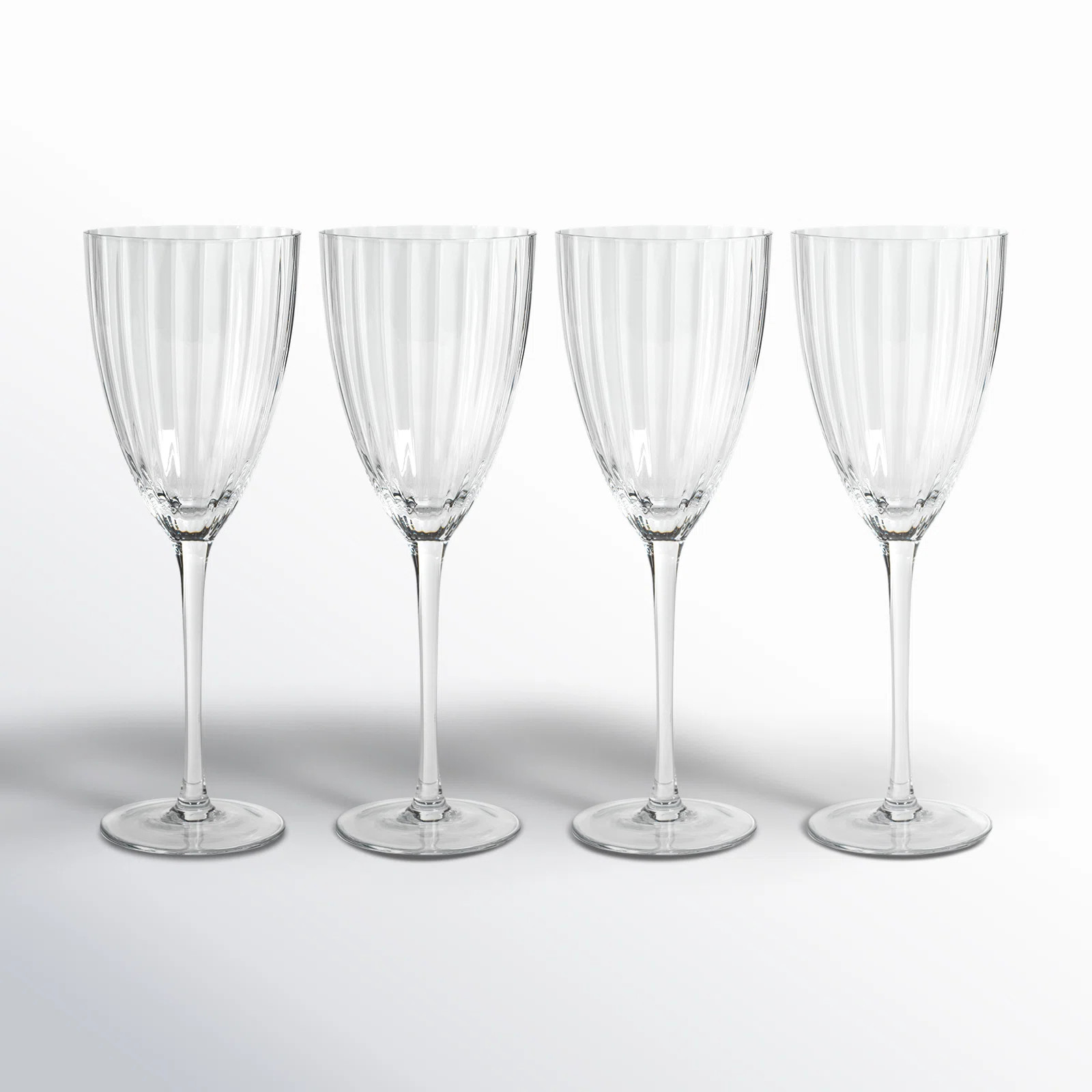 Boulder Optic White Wine Glasses (Set of 4) | AllModern