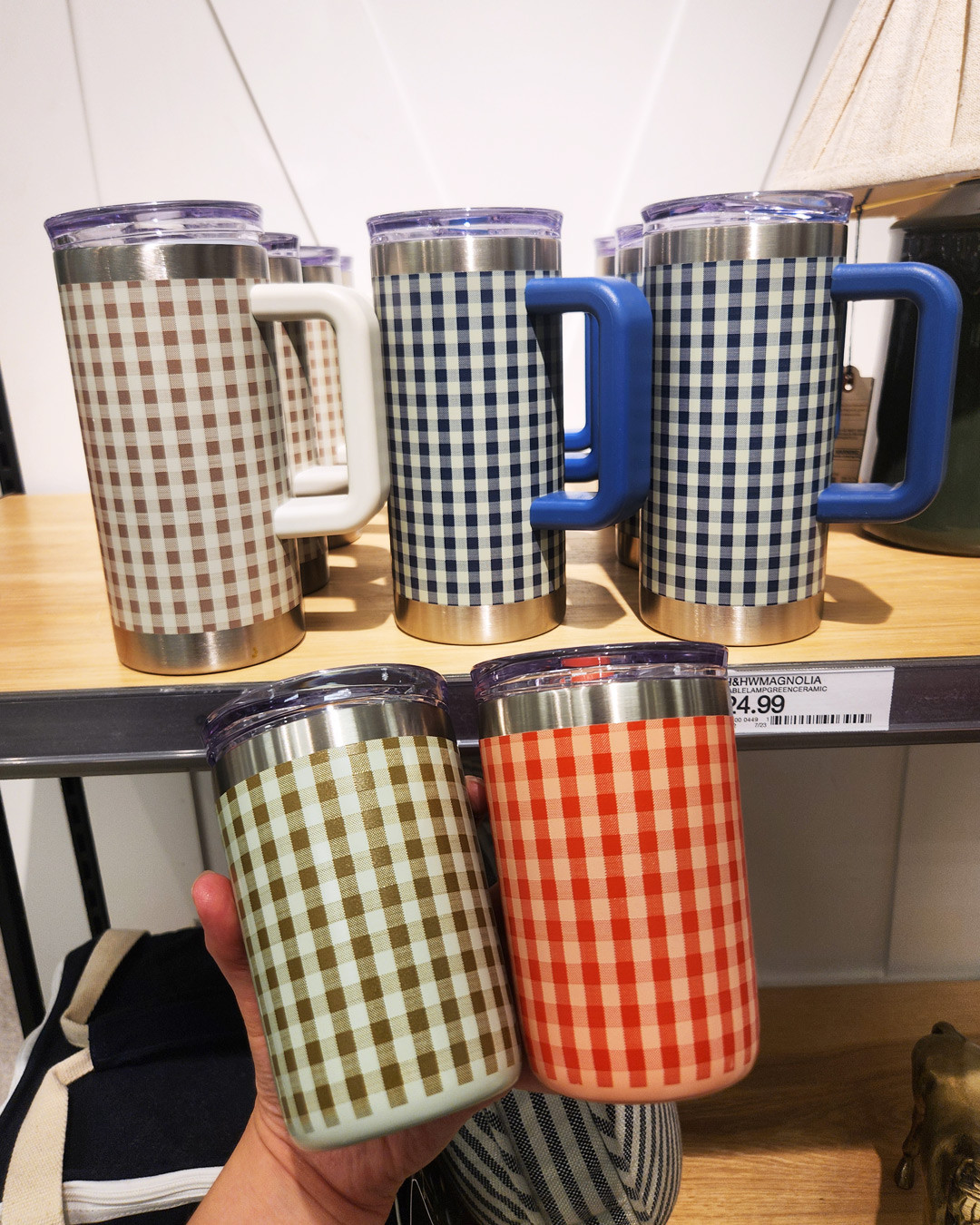 New from Hearth & Hand 💧 Stay hydrated with these gingham tumblers
#targetstyle #newattarget #targetfinds

 

 