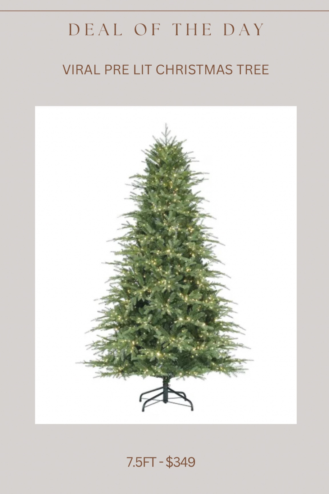 The viral pre lit twinkling light Christmas tree was restocked in 7.5ft / full size!!!! This has over 2000 lights 😍😍🎄🎄 amazing inspired look for a tree that costs 3x more! Only 1000 in stock, and will still sell out by tomorrow 😂😅🏃‍♀️ this is definitely the most popular tree under $500!!

#LTKHome #LTKHoliday #LTKSeasonal
