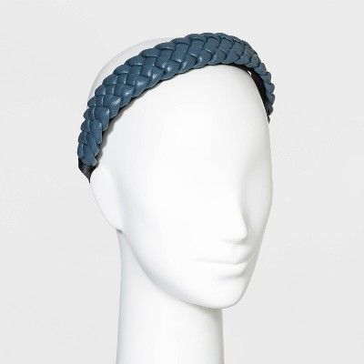 Faux Leather Braded Headband - A New Day™ | Target