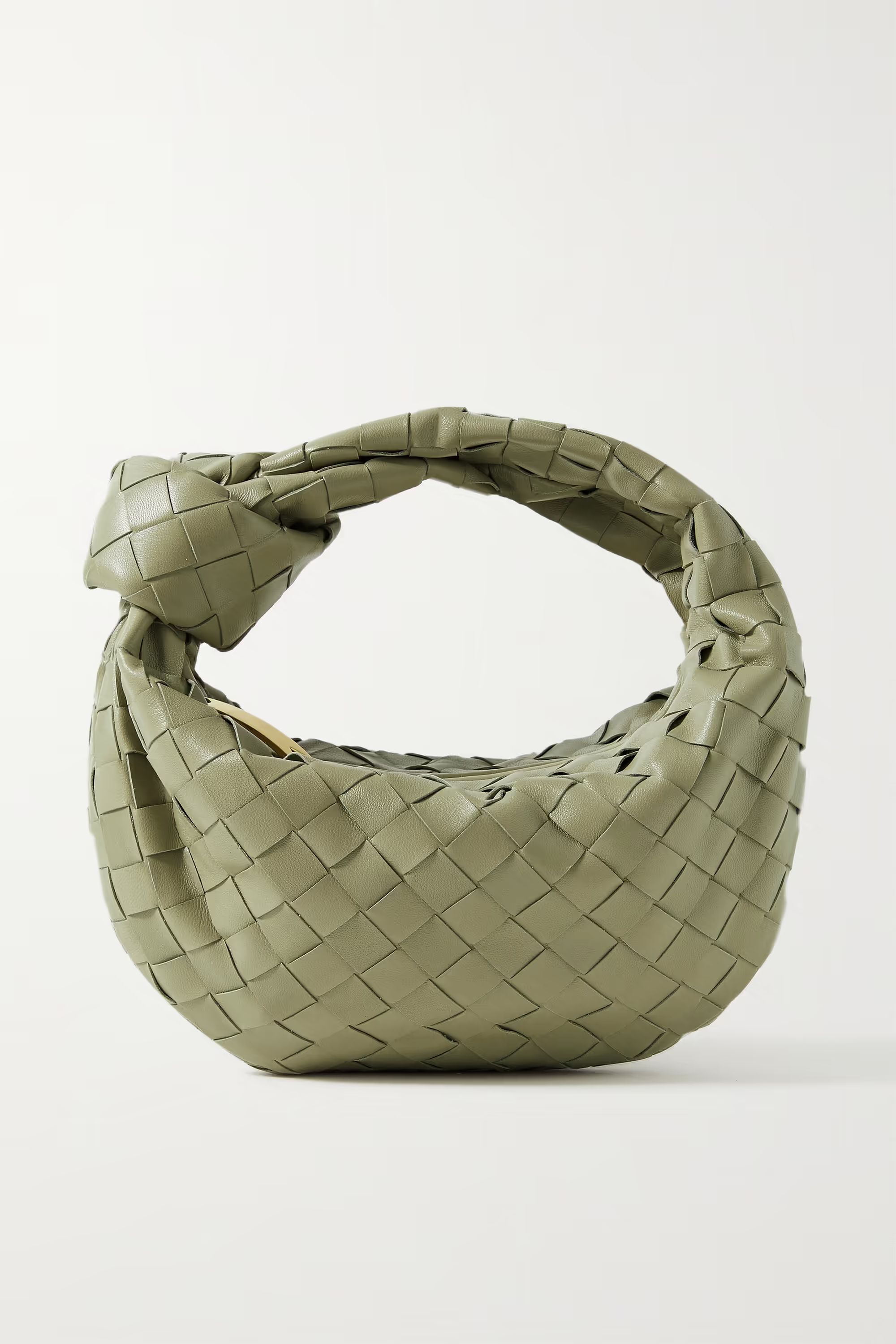 Jodie mini knotted intrecciato leather tote | NET-A-PORTER (US)