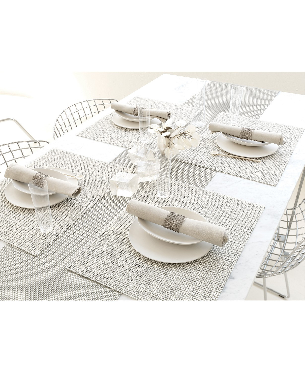 14" x 19"  Basketweave Woven Vinyl Placemat | Macys (US)