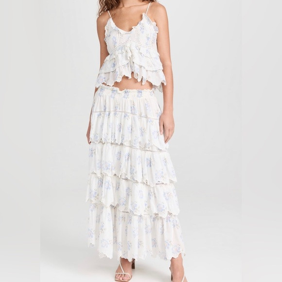 LoveShackFancy Cunningham Skirt & Abbott Top | Poshmark