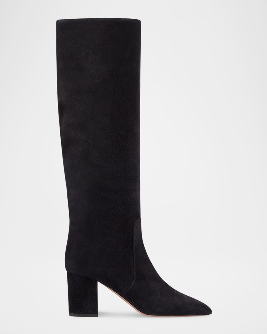 Paris Texas Anja Suede Knee-High Boots | Neiman Marcus