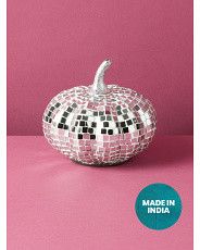 6x6 Mosaic Reflective Pumpkin | HomeGoods