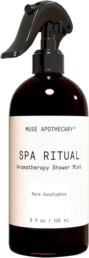 Muse Apothecary Spa Ritual Pure Eucalyptus Oil Shower Mist - Eucalyptus Spray for Shower, Spa, Ba... | Amazon (US)