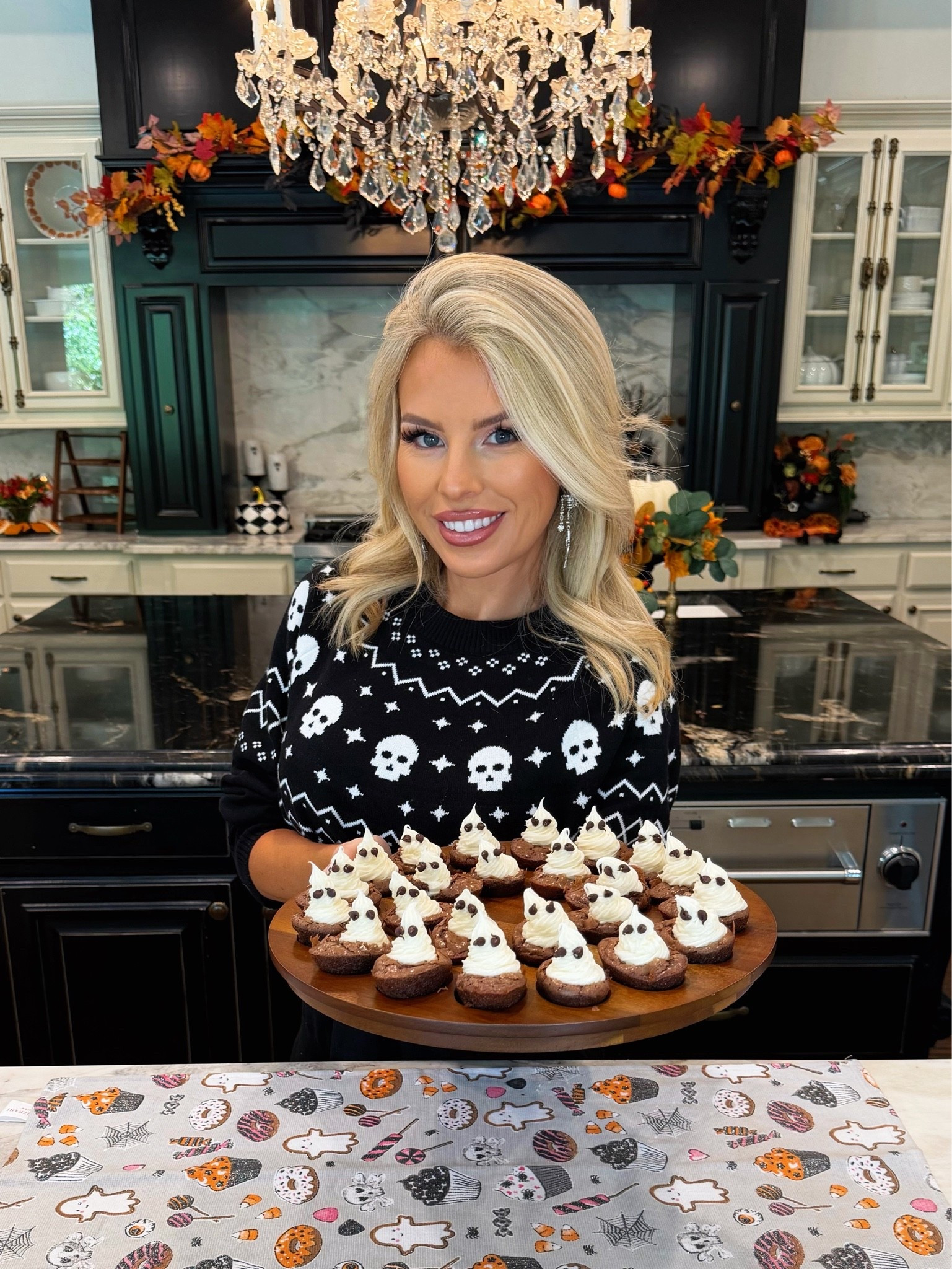 Deviled egg tray. Halloween treats.