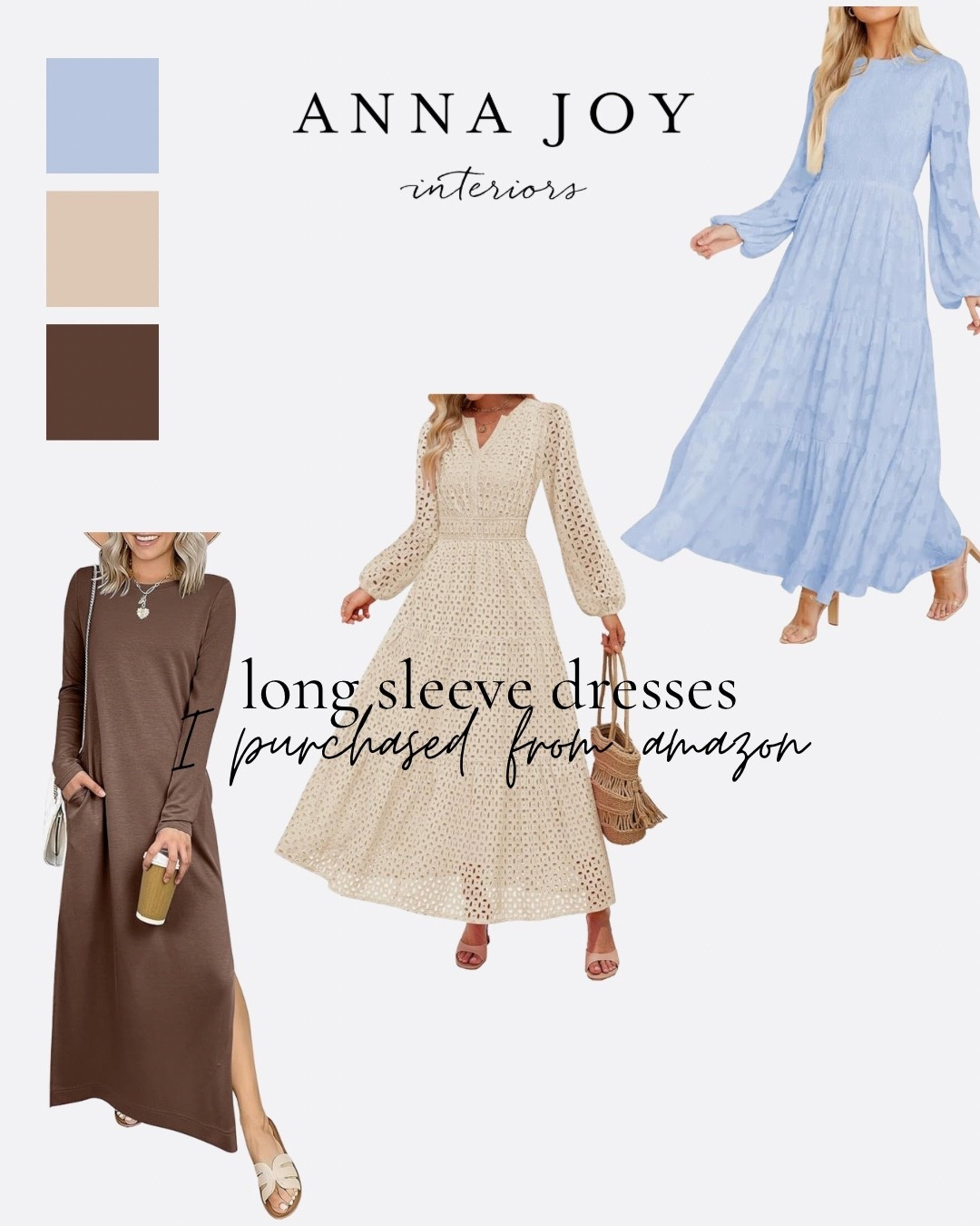 Long sleeve Amazon dresses 💕

#LTKdayinmylife #LTKootd #LTKmomlife