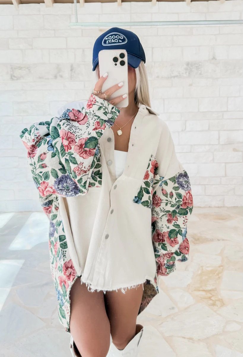 Western Dreams Floral Shacket | CK Squared Boutique