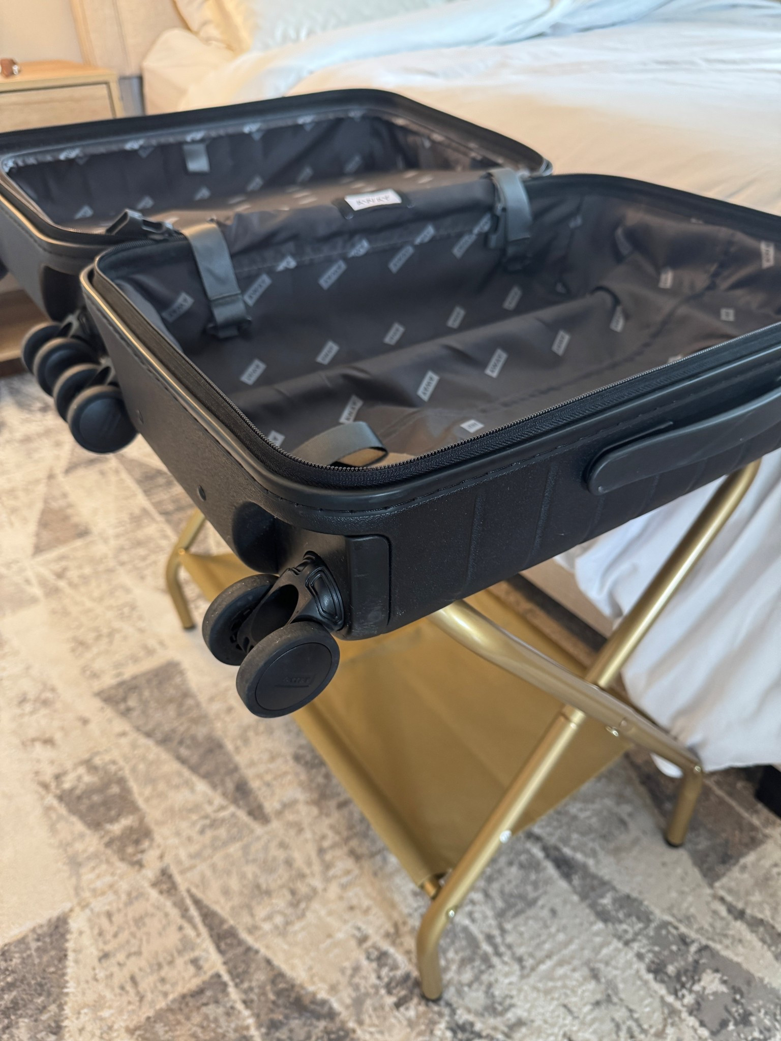 Brass Luggage Rack ✨

#LTKHome #LTKFindsUnder50